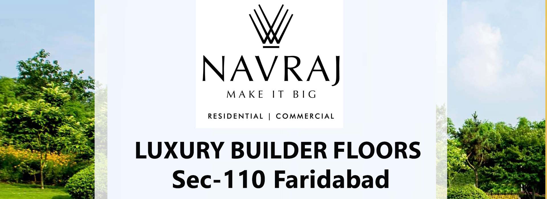 Navraj Builder Floors Banner