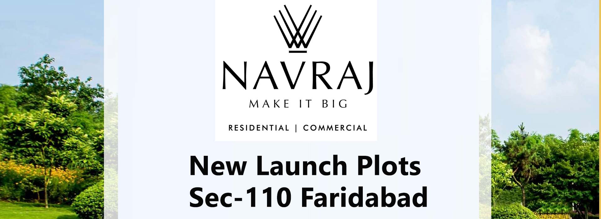 Navraj New launch Plots Banner